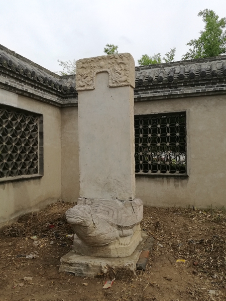 宝应学宫发掘出罕见清代“龟驮碑”