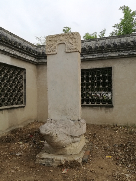 宝应学宫发掘出罕见清代“龟驮碑”