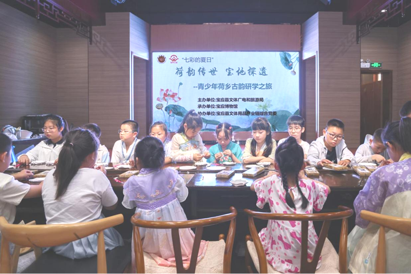 宝应博物馆青少年荷乡古韵研学之旅成功入选江苏博物馆研学游精品案例